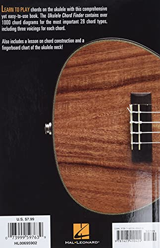 Hal Leonard Ukulele Chord Finder: Over 1,000 Chords Guide