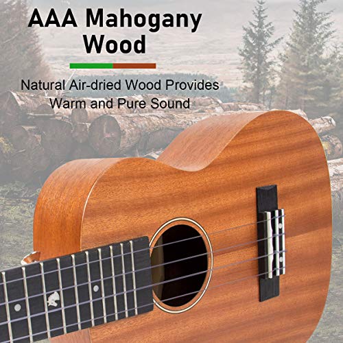 Tenor Ukulele Bundle for Adults with Gig Bag