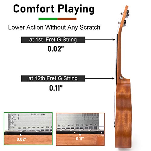 Tenor Ukulele Bundle for Adults with Gig Bag