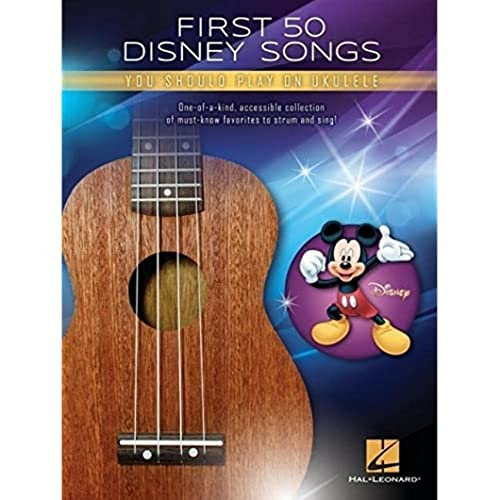 Disney Songs Ukulele Songbook - Top 50 Picks