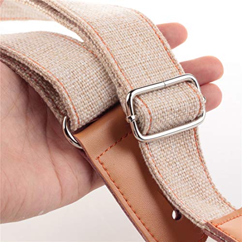 Longteam Ukulele Strap: Simple Leather, Adjustable Length, Durable