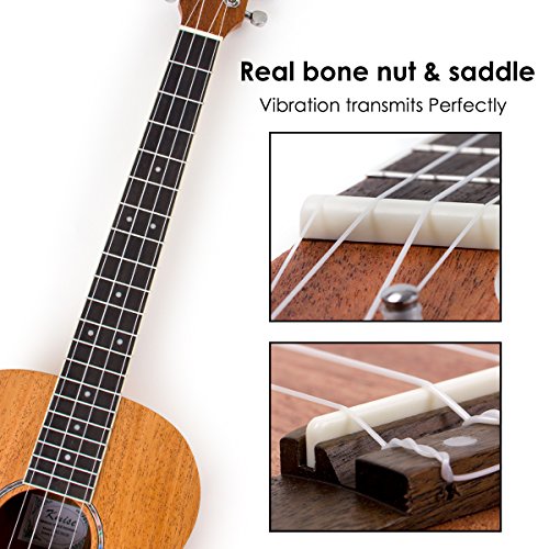 Kmise 30 Inch Mahogany Baritone Ukulele G-C-E-A