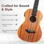 Caramel CB402 Baritone Electric Ukulele Solid Mahogany Wood