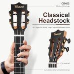 Caramel CB402 Baritone Electric Ukulele Solid Mahogany Wood