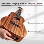 Caramel CB402 Baritone Electric Ukulele Solid Mahogany Wood