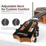 30" Ebony Baritone Ukulele Bundle with LCD Display