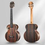 30" Ebony Baritone Ukulele Bundle with LCD Display