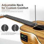 Caramel High Gloss Baritone Electric Ukulele Starter Pack