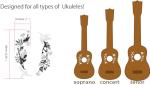 Hummingbird Ukulele Sound-Hole Inlay Stickers Decals