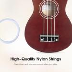 ADM Soprano Ukulele Beginner Kit 21" Hawaiian Wood Brown