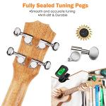 Professional Mahogany Soprano Ukulele Beginner Kit for Kids