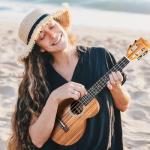 Caramel Concert Ukulele Kit with Acacia Wood
