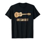 Uke Can Do It Funny Hawaiian Ukulele T-Shirt