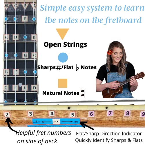 Ukulele Finger Guide Stickers | Fun Learning Tools
