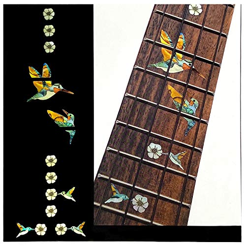 Bee Hummingbirds - Decorate Your Ukulele with Inlays
