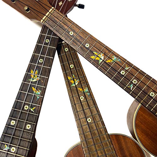 Bee Hummingbirds - Decorate Your Ukulele with Inlays