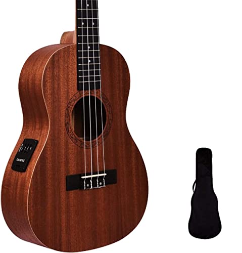Kadence Mahogany Baritone Ukulele - Acoustic/Electric with Bag