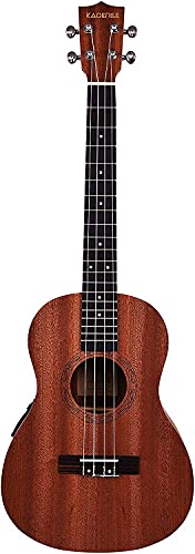 Kadence Mahogany Baritone Ukulele - Acoustic/Electric with Bag
