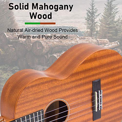 Professional Baritone Ukulele Kit for Adults with Gig Bag