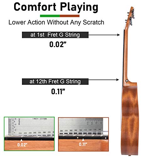 Professional Baritone Ukulele Kit for Adults with Gig Bag