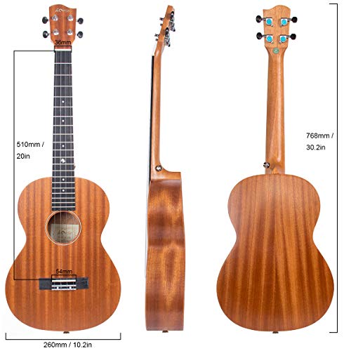 Professional Baritone Ukulele Kit for Adults with Gig Bag