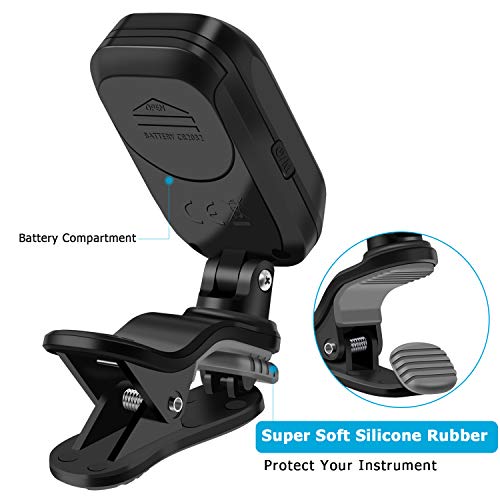 Multi-Instrument Clip-On Tuner: Fast, Accurate, Easy to Use