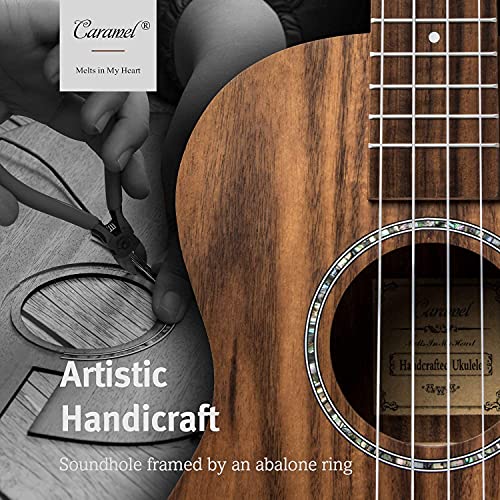 Caramel Concert Ukulele Kit with Acacia Wood