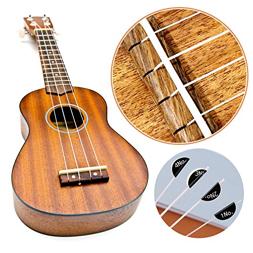 CHENGU Nylon Ukulele Strings & Felt Picks Set