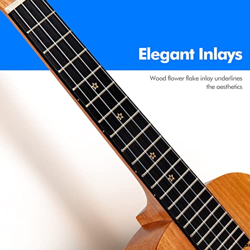Enya 23" Solid Mahogany Top Concert Ukulele Kit