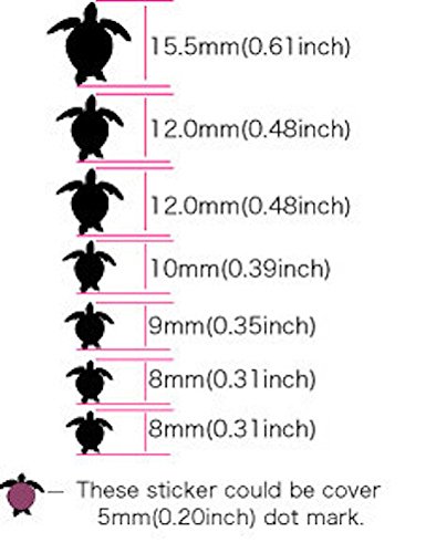 Sea Turtle/Honus Inlay Sticker Fret Markers for Ukuleles