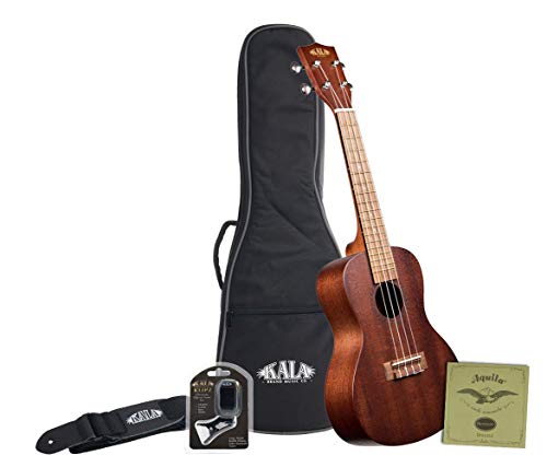 Kala KA-15T Mahogany Tenor Ukulele Bundle with Accessories