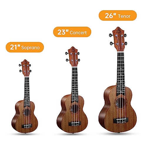 Tenor Ukulele Starter Kit for Beginner Adult Kid