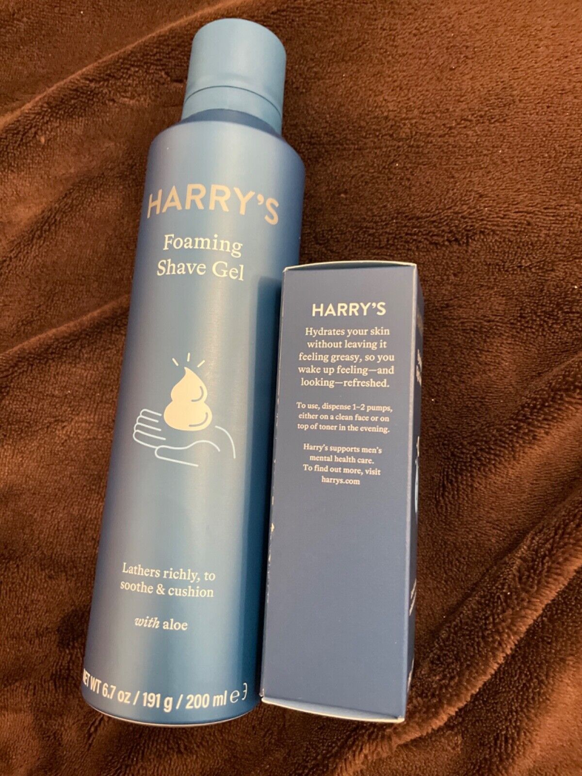 Harry's Shave Gel and Hydrating Night Lotion Combo