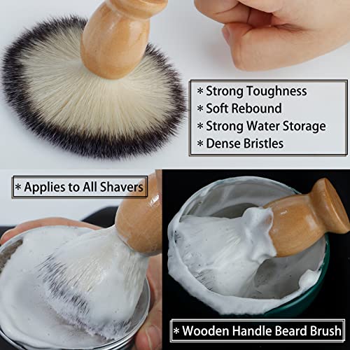 Men's Wooden Shaving Brush for Wet Shave