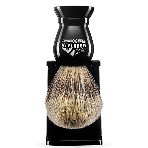 Rocky Mountain Barber Shaving Brush and Stand