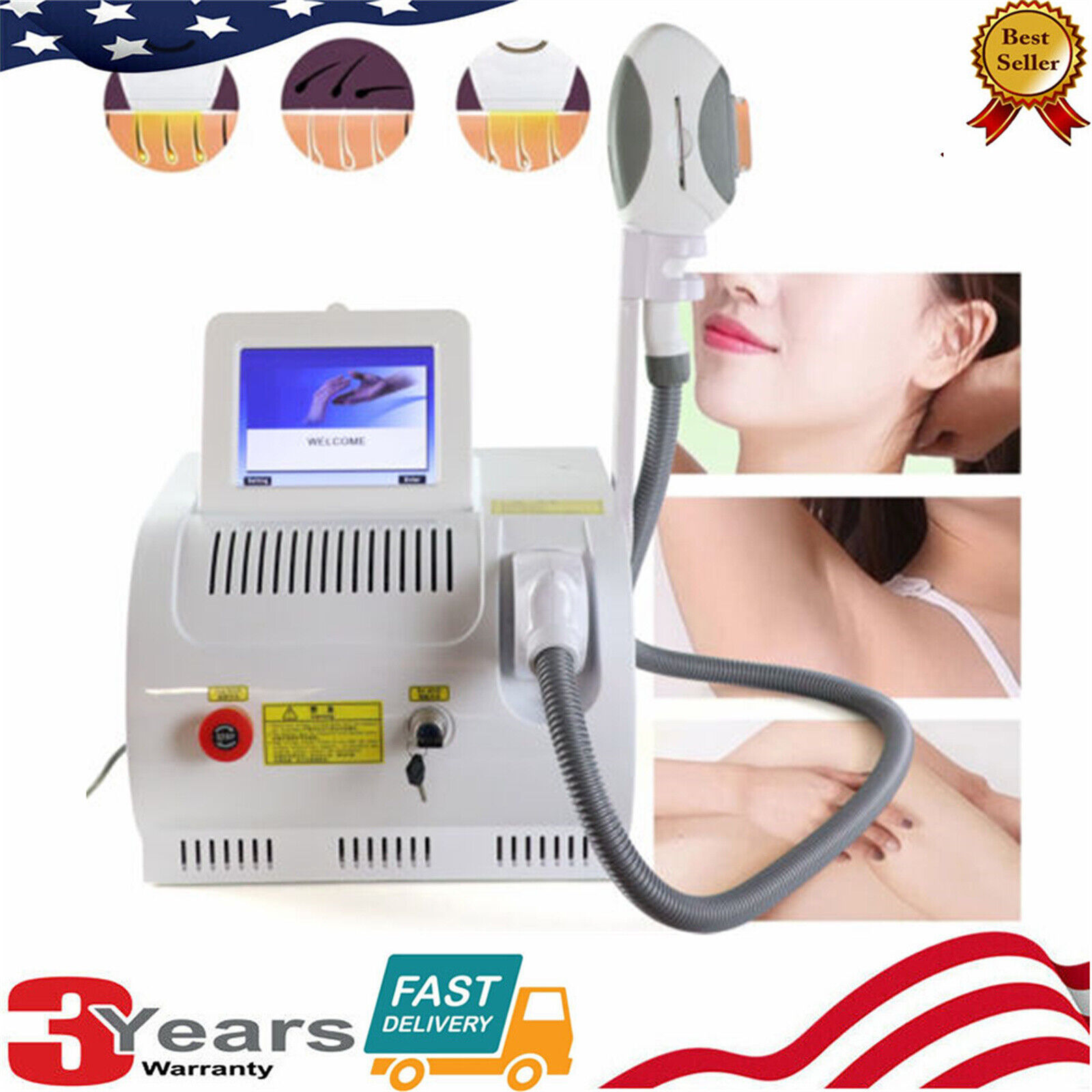PRO IPL Laser Hair Removal Machine for Salons