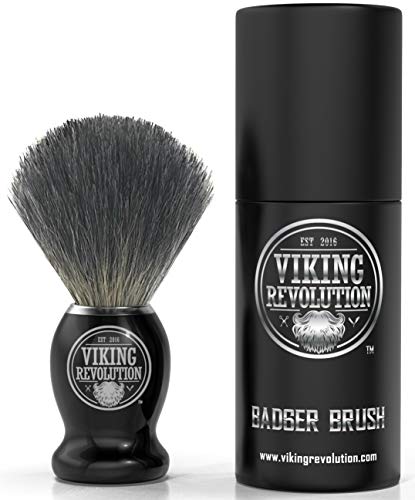 Viking Revolution Badger Hair Shaving Brush for Men