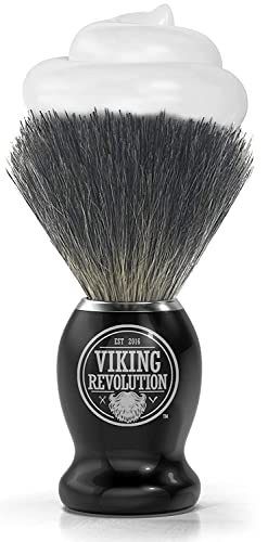 Viking Revolution Badger Hair Shaving Brush for Men