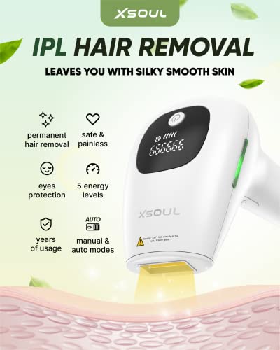 XSOUL IPL Hair Remover for Men and Women