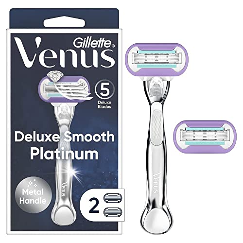 Venus Deluxe Smooth Platinum Women's Razor Set