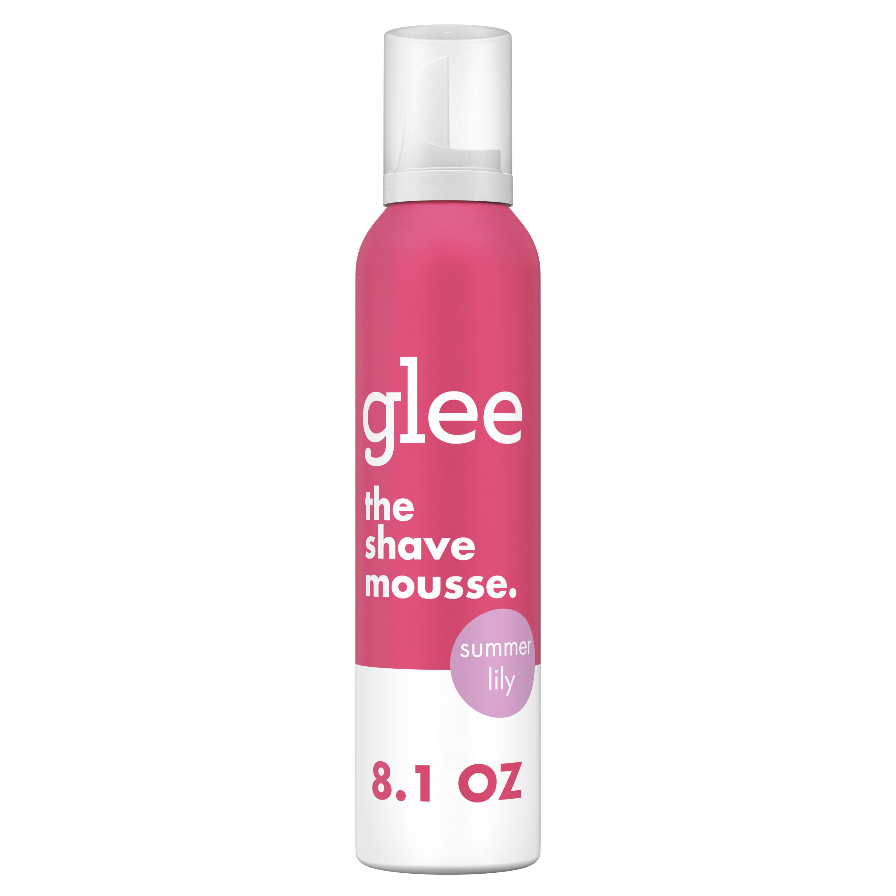 Glee Summer Lily Shave Mousse for Women, 8.1 Ounces