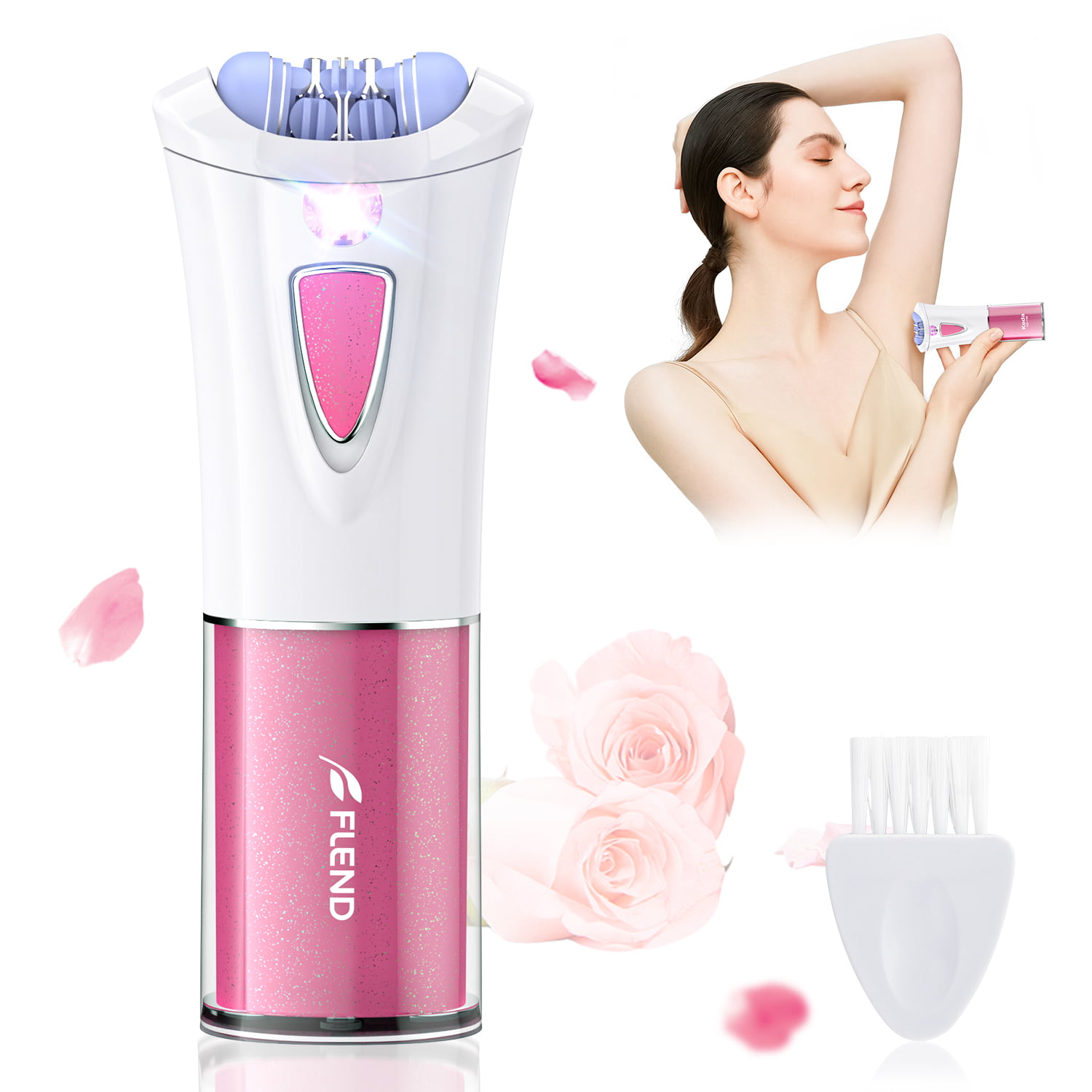 Queenmew Women's Facial Hair Epilator with LED