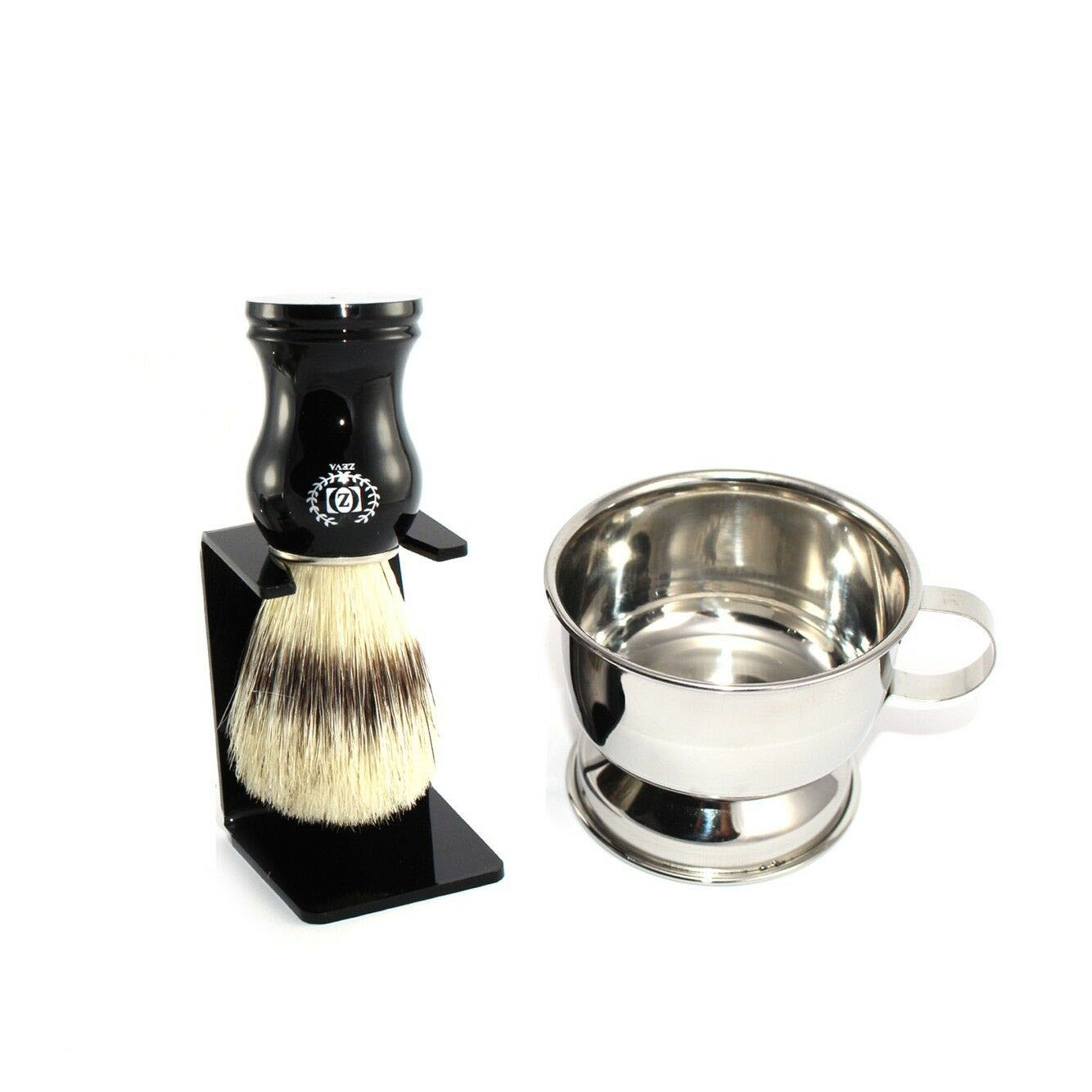 Boar Bristle Shave Brush and Cup Set