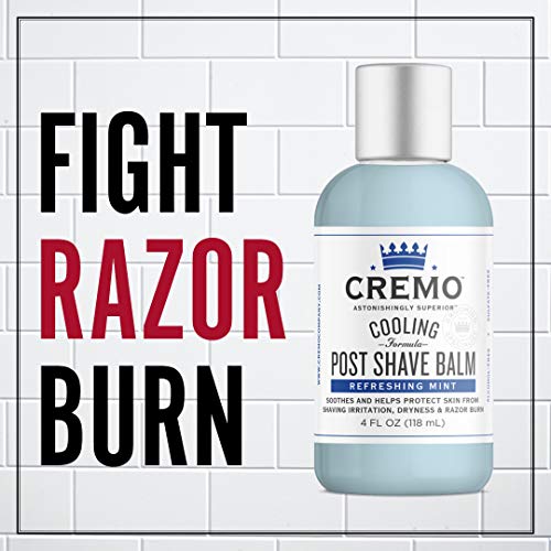 Cremo Cooling Post Shave Balm, 4oz