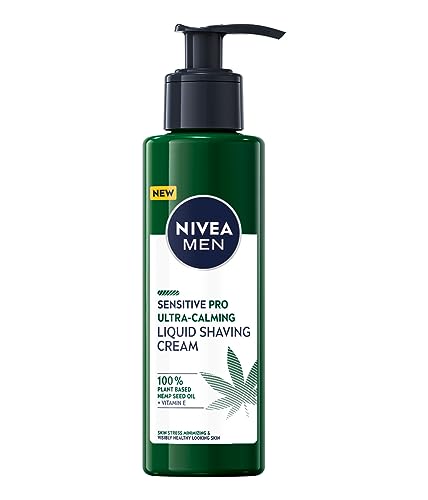 NIVEA MEN Sensitive Shaving Cream with Hemp & E