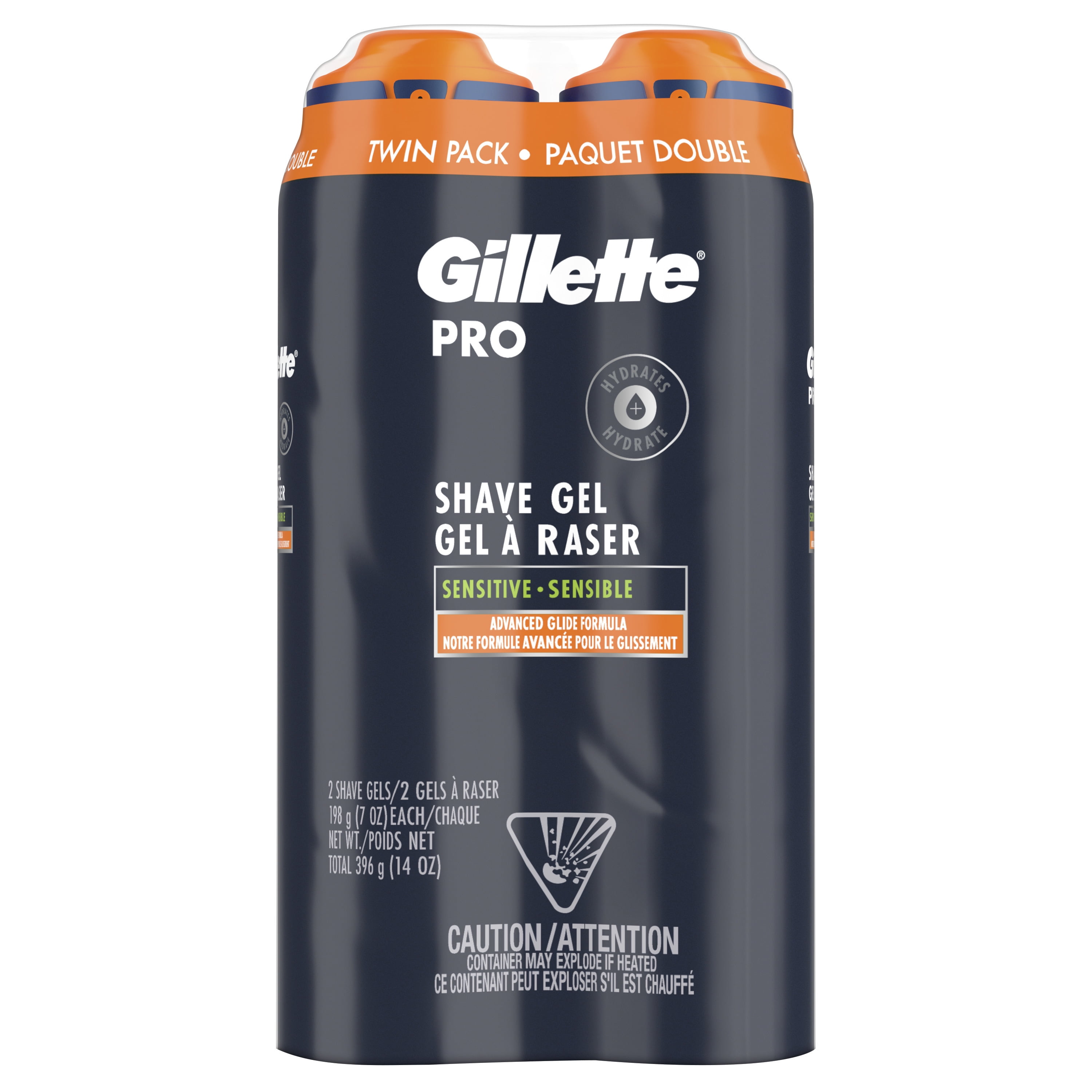 Gillette Pro Shaving Gel Twin Pack