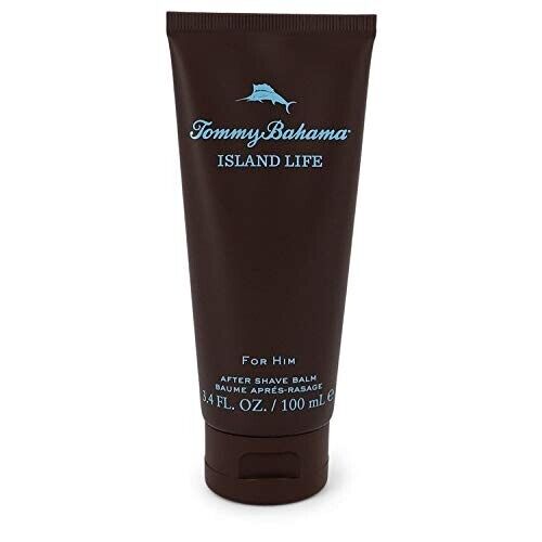 TOMMY BAHAMA ISLAND LIFE for Him AFTER SHAVE BALM 3.4 oz 100 ml NEW IN TUBE SEAL