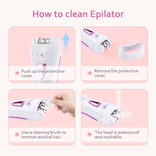 Smooth Glide Rechargeable Epilator for Women’s Face