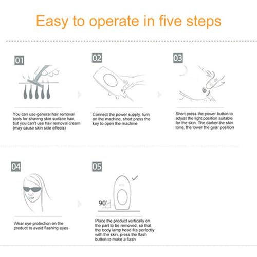 PureGlow IPL Hair Removal Device for All Areas