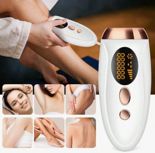 Painless IPL Laser Hair Removal Device for Home
